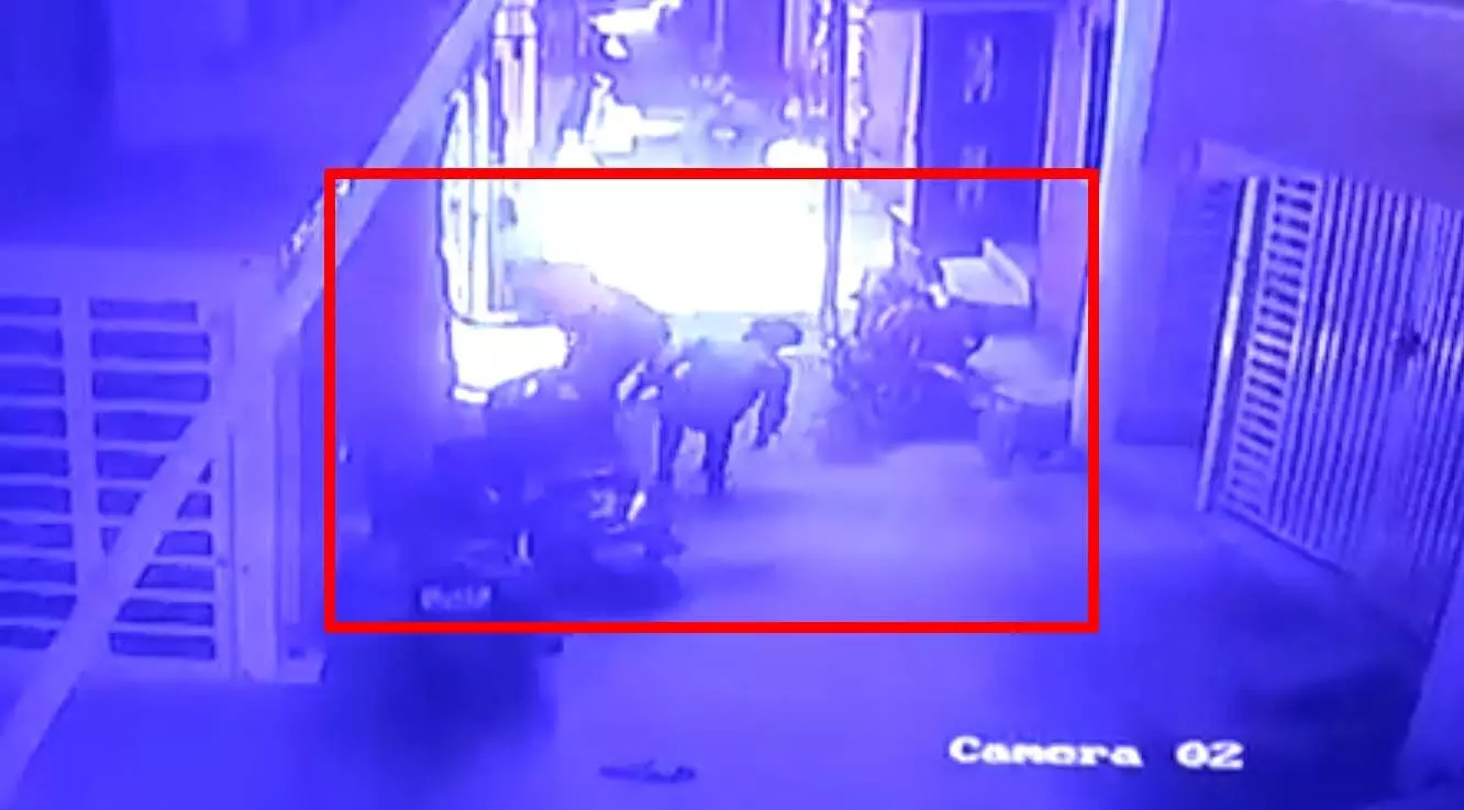 सड़क पर ताबड़तोड़ हमला, CCTV वीडियो देख कांप जाएगी रूह