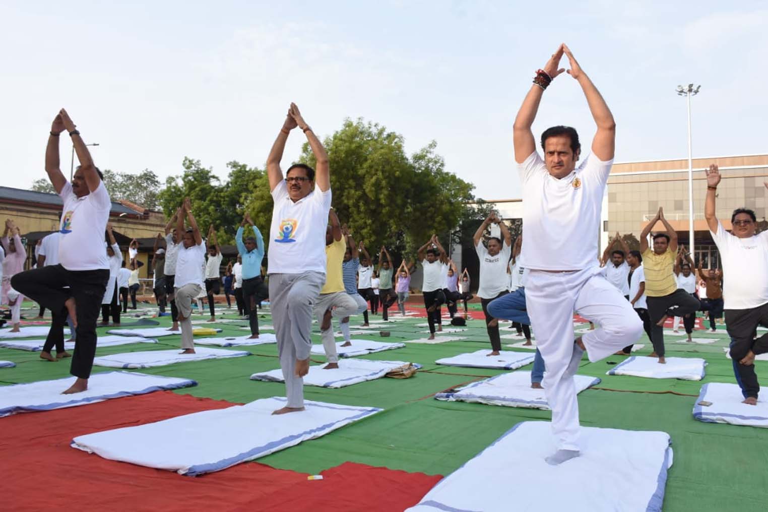 Raipur: Participated in International Yoga Day Jora – Parliamentary Secretary