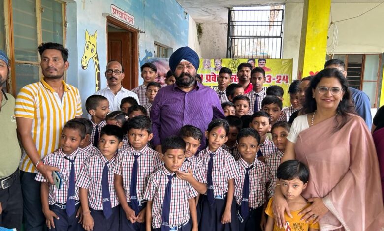 Gurcharan Hora, chairman of the Grand Group, set an example for the society by adopting two daughters and three differently-abled sons.
