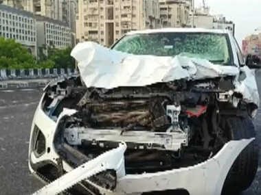 A road accident took place on the Sarkhej-Gandhinagar highway in Ahmedabad. tell that a jaguar car trampled people on iskcon bridge