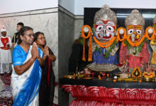 President Smt. Murmu reached Jagannath Temple, wished for the happiness and prosperity of the countrymen.