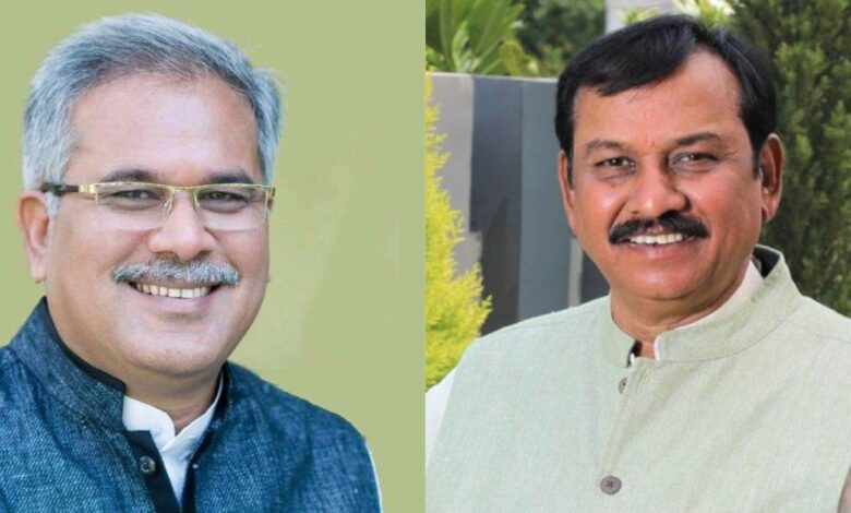 पाटन विधानसभा से CM भूपेश बघेल जीते, सांसद विजय बघेल की हार