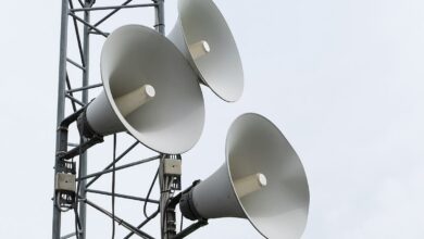 Use of loudspeakers without prior permission