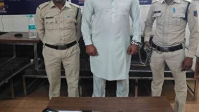हवाई फायरिंग करने वाले युवक को, पुलिस ने गिरफ्तार सोशल मीडिया में हुआ
