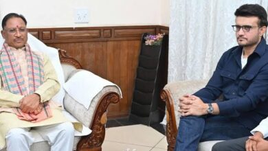 मुख्यमंत्री विष्णु देव साय से मिले, BCCI के पूर्व अध्यक्ष सौरव गांगुली...