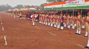 गणतंत्र दिवस समारोह की तैयारियां पूरी, मार्च-पास्ट, पदक अलंकरण सहित हुई.