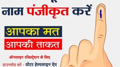 भारत निर्वाचन आयोग, नई-दिल्ली की ओर से, मतदाता में नाम जुड़वाने के लिए दो दिन शिविर...