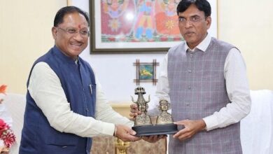 मुख्यमंत्री साय ने आज नई दिल्ली में केन्द्रीय मंत्री मनसुख मांडविया से सौजन्य मुलाकात...
