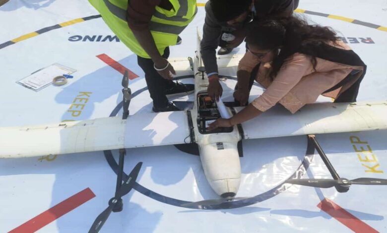 स्वास्थ्य के क्षेत्र में छत्तीसगढ़ में ड्रोन के माध्यम से दवाओं और ब्लड सैंपल के परिवहन का अभिनव प्रयोग शुरू