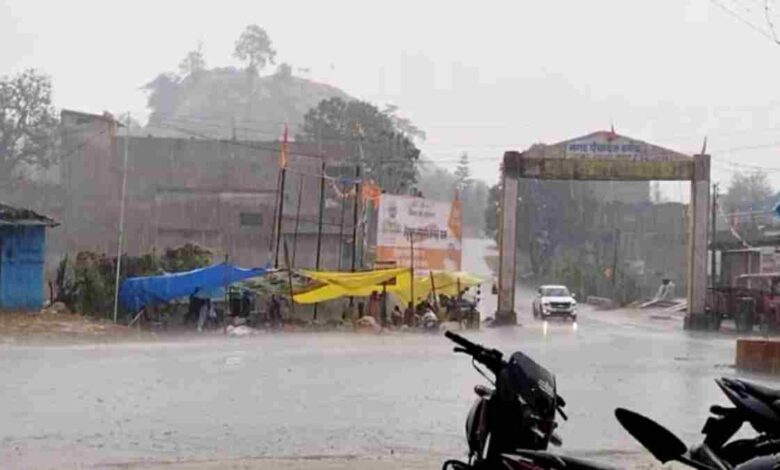 जशपुर में हुई झमाझम बारिश, छत्तीसगढ़ में बदला मौसम...
