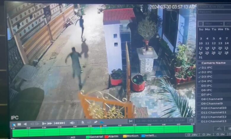 चोरों का बढ़ा आतंक भाजपा प्रत्याशी के घर में डाला डाका, ड्यूटी पर तैनात जवान को चकमा देकर फरार