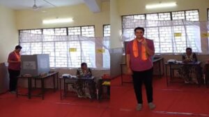 राजनांदगांव लोकसभा के पूर्व सांसद अभिषेक सिंह डाला वोट, कहा एकतरफा जीत रही भाजपा...
