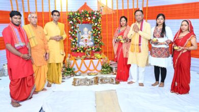 मुख्यमंत्री साय ने परिवार के साथ की हनुमान जयंती पर पूजा-अर्चना
