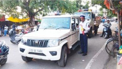 Chhattisgarh: यातायात द्वारा 72 वाहन चालकों पर कार्रवाई, 21600 रुपए का कटा चालान...