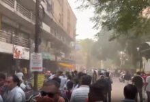 RAIPUR: राजधानी के लालगंगा कांप्लेक्स में लगा आग, मचा अफरा-तफरी, देखें वीडियो...