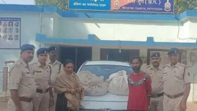 Chhattisgarh: कार सवार महिला और पुरुष निकले गांजा तस्कर, 7 लाख का गांजा हुआ जब्त...