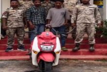 नारायणपुर एक स्कूटी में दो व्यक्ति अवैध गांजा तस्करी, 4.74 किलो गांजा के साथ स्कूटी सवार 2 आरोपी गिरफ्तार...