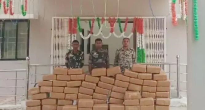 सुकमा में 45 लाख का गांजा बरामद, पुल के नीचे छिपाकर रखी गई थी खेप...