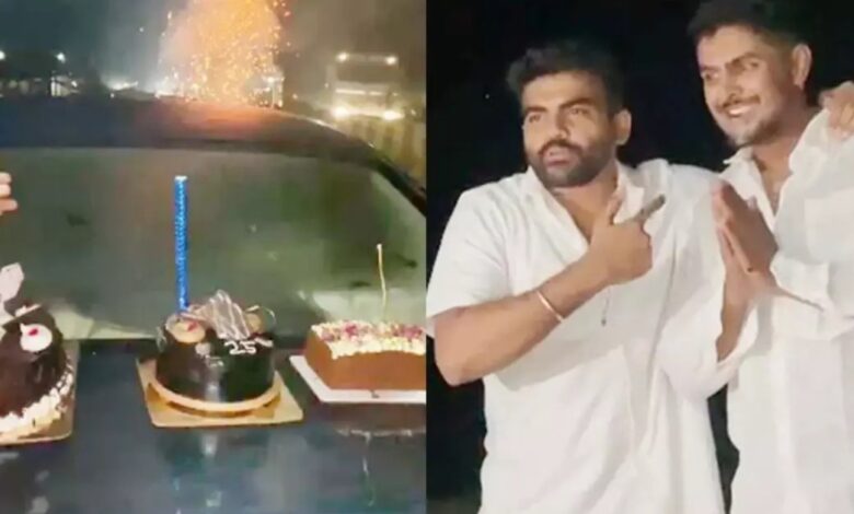 रायपुर: बीच सड़क पर युवकों ने रोकी ट्रैफिक, आतिशबाजी के साथ मनाया जन्मदिन, हंगामे का वीडियो वायरल...