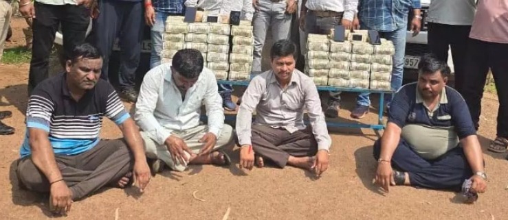 CG BIG NEWS : दुर्ग पुलिस ने पकड़ी 6.60 करोड़ की नकदी, महाराष्ट्र पासिंग गाड़ी से बरामद...