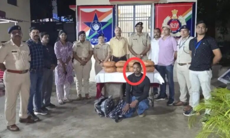 रायपुर रेलवे स्टेशन से 4 लाख का गांजा तस्कर गिरफ्तार, NDPS एक्ट के तहत मामला दर्ज...