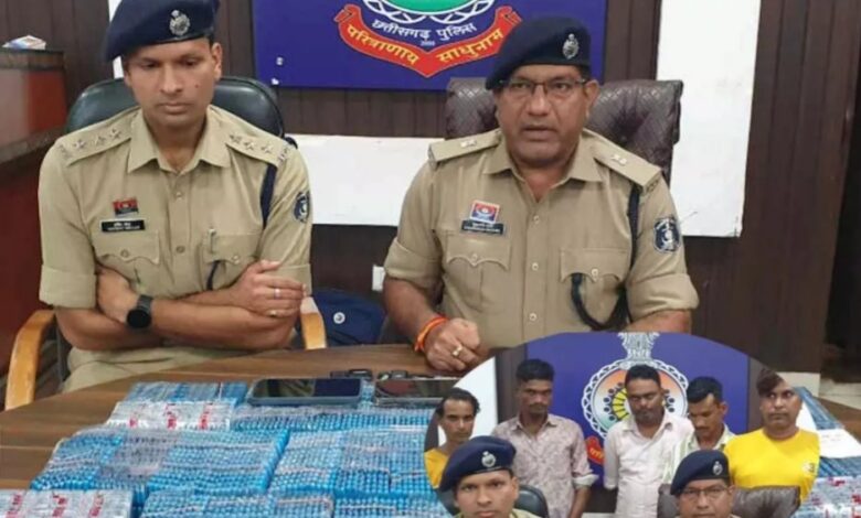 दुर्ग में नशीली कैप्सूल की तस्करी का भंडाफोड़, पांच आरोपी गिरफ्तार, 10 हजार कैप्सूल जब्त...