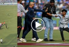 IND vs SA 2nd ODI: रायपुर में सुरक्षा में बड़ी सेंध! विराट कोहली के पास पहुंचा फैन, ड्रिंक्स ब्रेक में मचा हड़कंप – देखें VIDEO...