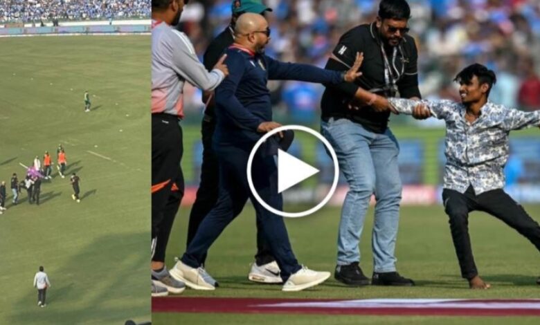 IND vs SA 2nd ODI: रायपुर में सुरक्षा में बड़ी सेंध! विराट कोहली के पास पहुंचा फैन, ड्रिंक्स ब्रेक में मचा हड़कंप – देखें VIDEO...