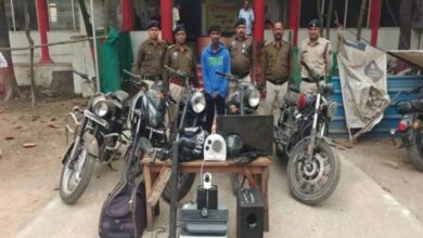 बिलासपुर में मोटरसाइकिल चोर गिरोह का पर्दाफाश: 5 बाइक जब्त, मुख्य आरोपी गिरफ्तार, एक फरार...