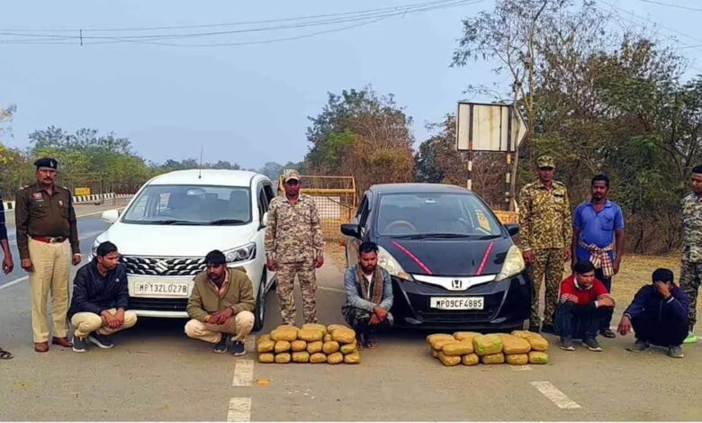 एंटी नारकोटिक्स टास्क फोर्स की बड़ी कार्रवाई: 48 घंटे में 90 किलो गांजा जब्त, 12 तस्कर गिरफ्तार...