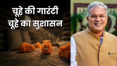 पूर्व मुख्यमंत्री भूपेश बघेल ने भाजपा सरकार पर कसा तंज, कहा छत्तीसगढ़ में धान पर चूहे की गारंटी, चूहे का सुशाशन, कुतर गए 30 करोड़ धान...